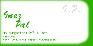 inez pal business card